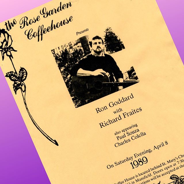 Here's the flier from the first Rose Garden, circa 1989. We'll be celebrating 30 years at our next show on April 13, featuring The Kennedys. Come on out and help us celebrate! Get tickets: http://bit.ly/RG19kennedys 
@the_kennedys_music