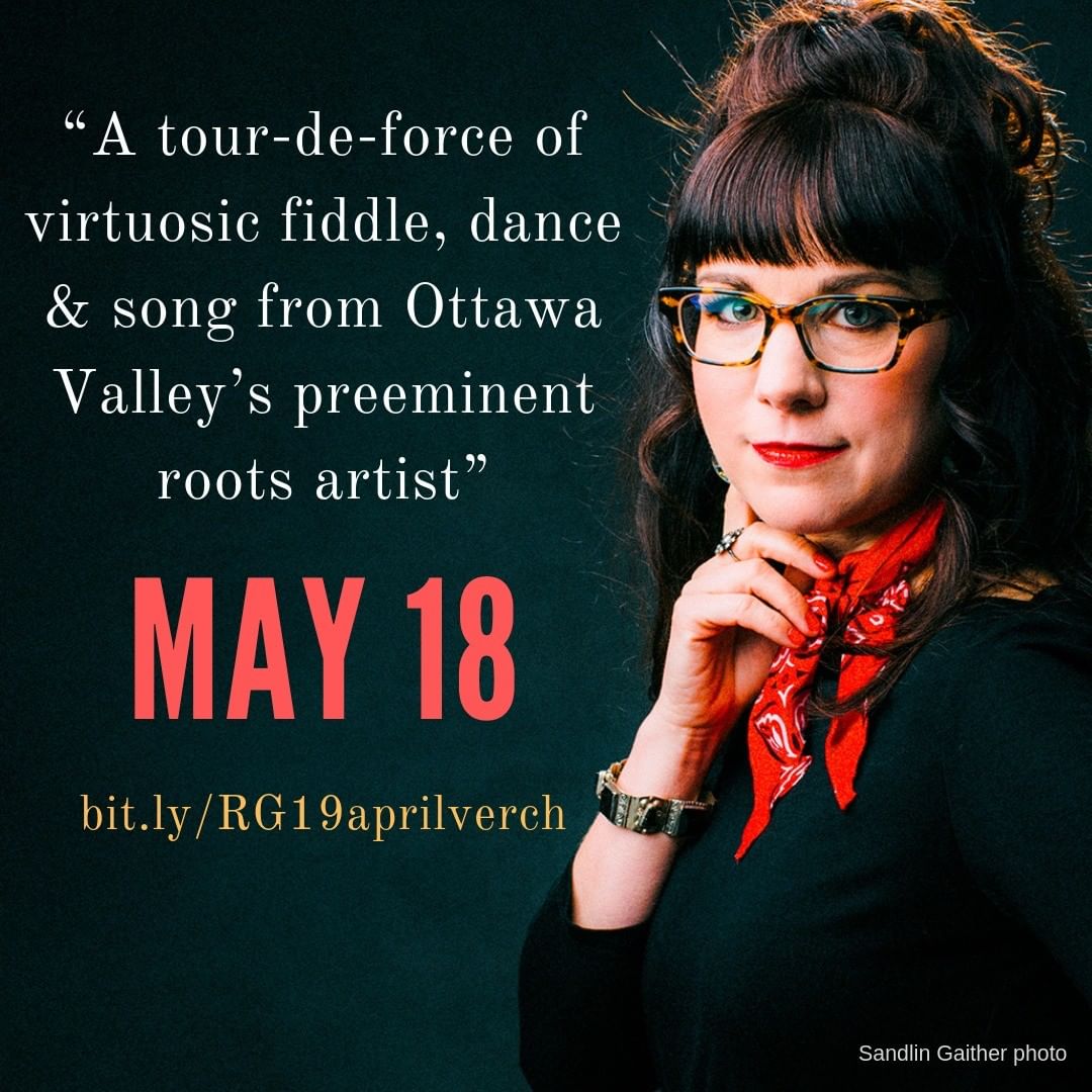 Come see April Verch on May 18, our season finale! 
@aprilverch