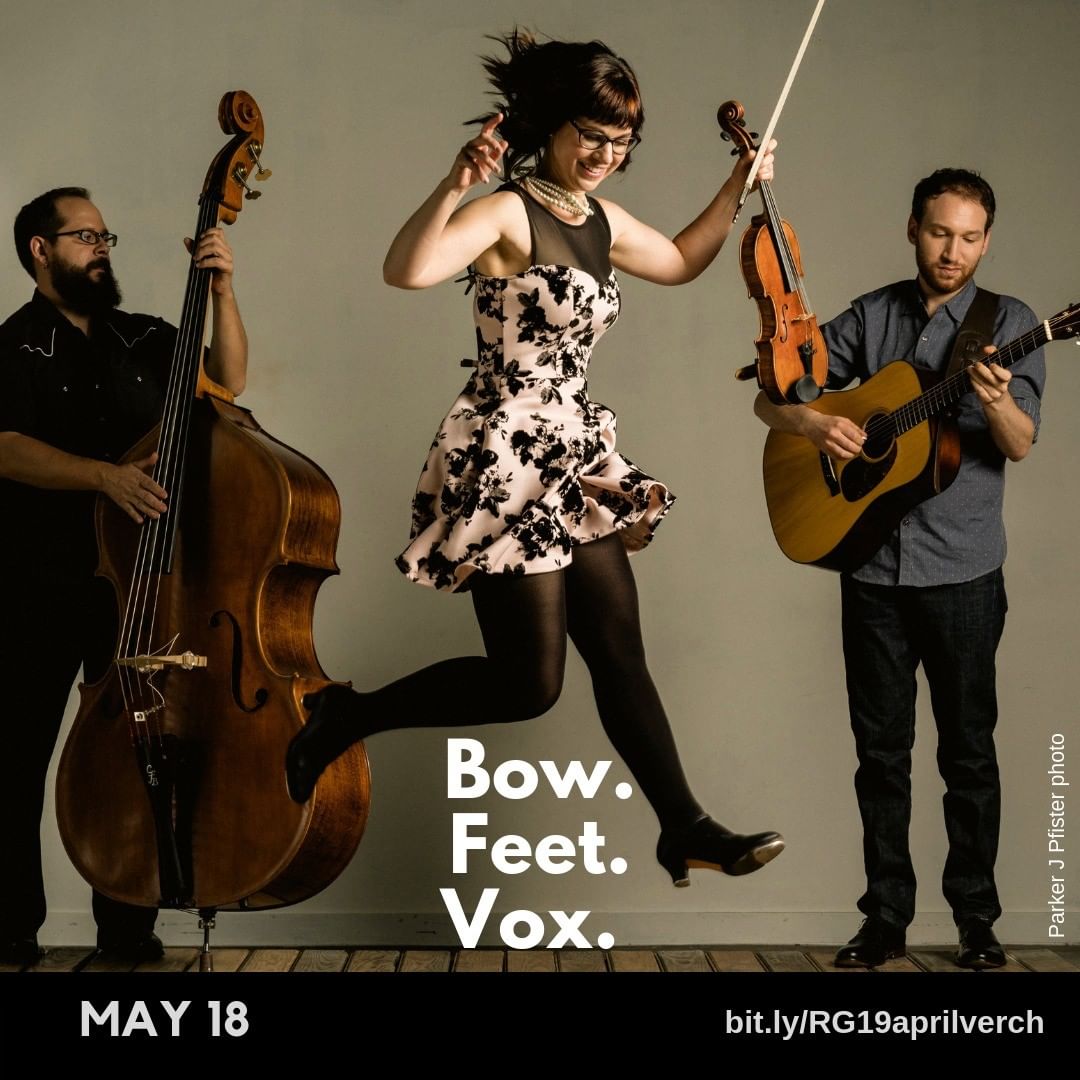 This Saturday. April Verch, fiddler extraordinaire! And our contest, featuring Kala Farnham, Timothy Sawyer and Mark Stepakoff. Lots of great music, all in one night! http://bit.ly/RG19aprilverch 
@aprilverch