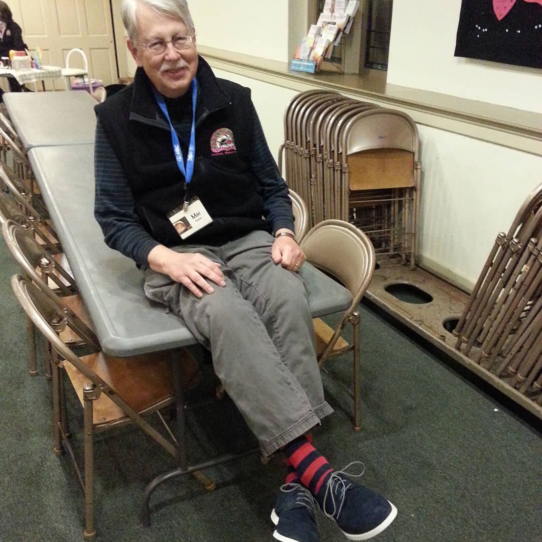 Mac McLanahan, whom we lost 4 years ago, would be proud that the Rose Garden is now in its 30th season. He loved his colorful socks and everything to do with and the people who come to and volunteer at the Rose Garden. He is missed every day.