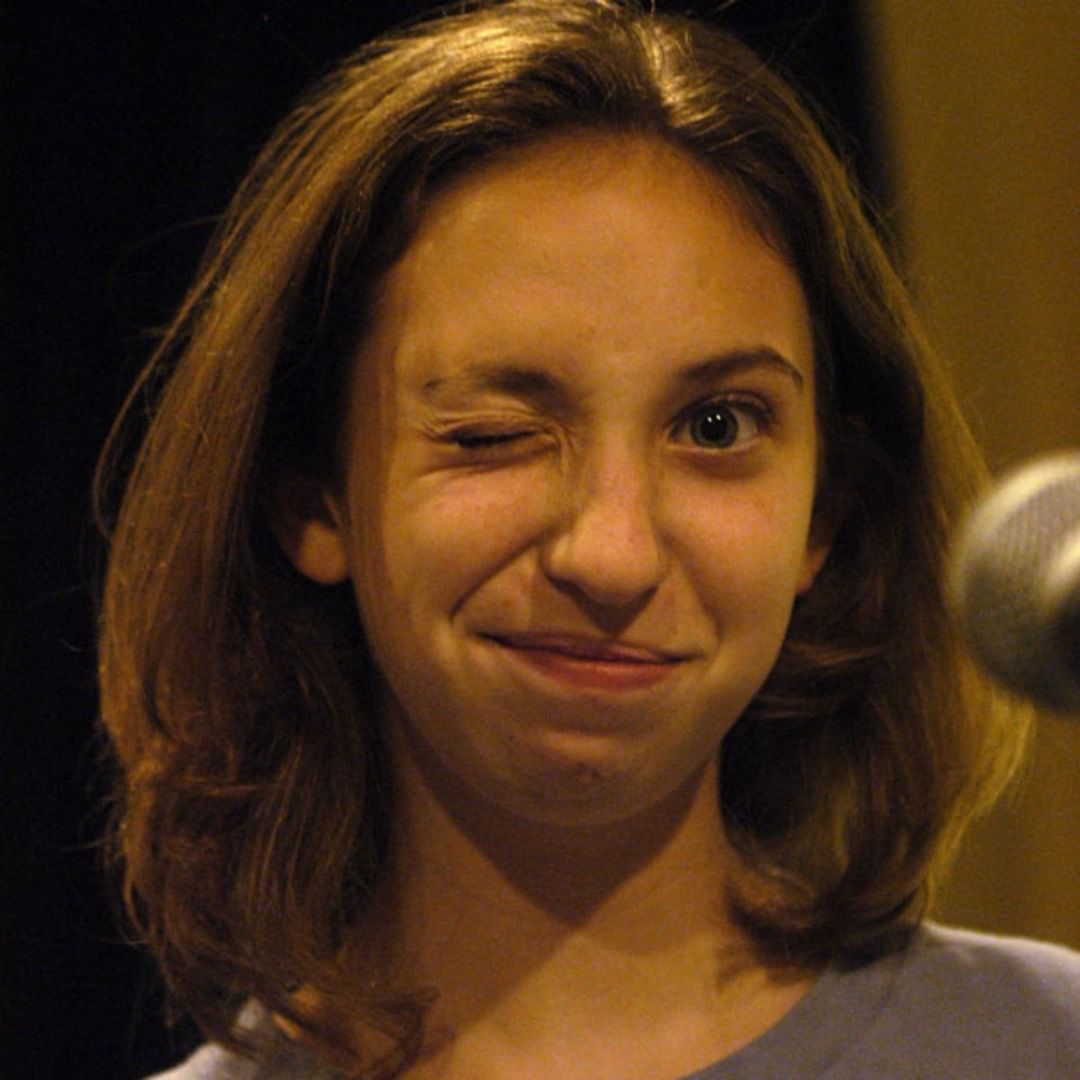 When you come to see Bill Staines tonight at the Rose Garden, say hello at the door to Rachel, shown in this photo from 2003.
