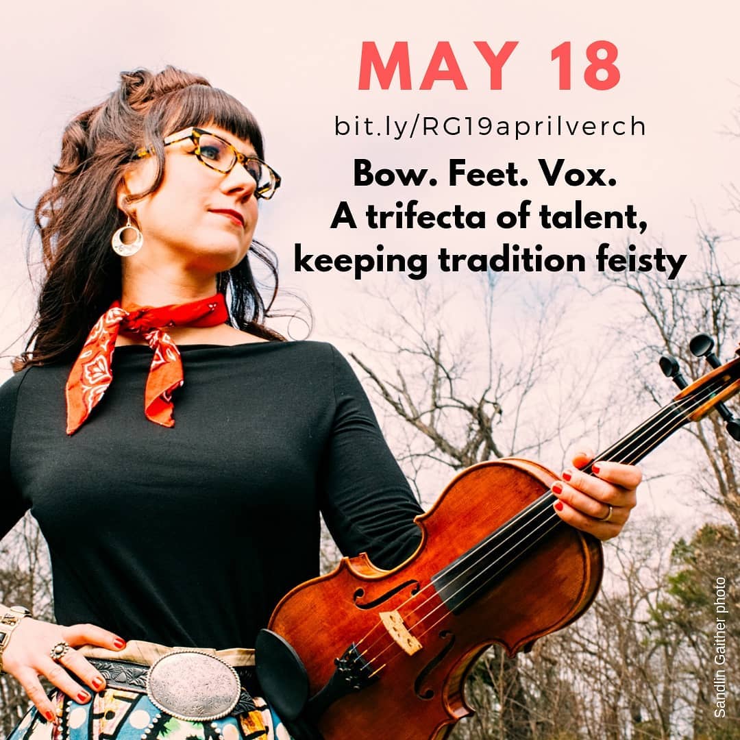 Come see April on May 18, our season finale! @aprilverch