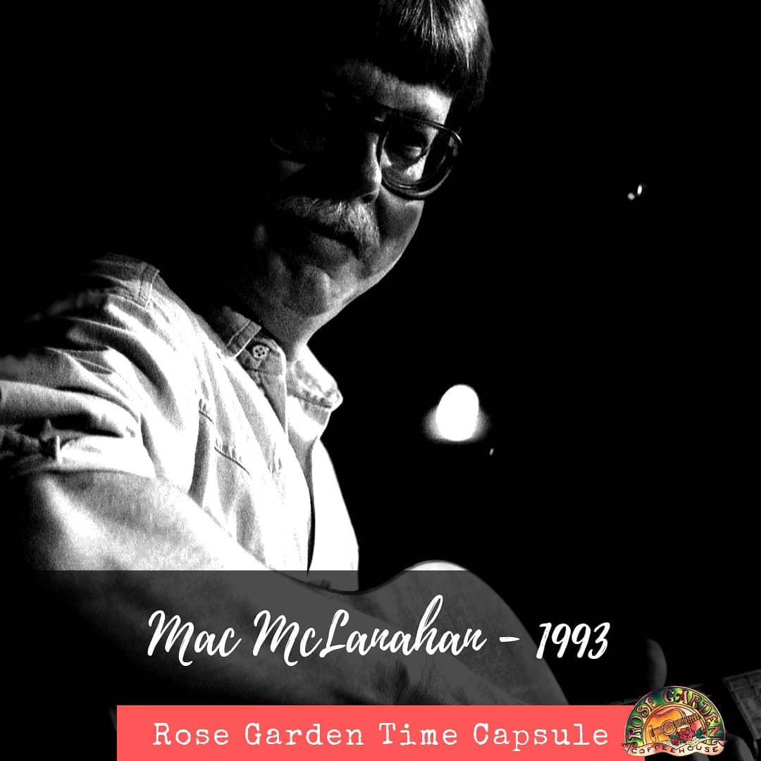 Looking back on 30 years.... We lost Mac McClanahan more than four years ago, but there is not a day he is not in our thoughts. I think Mac would be proud of the group he left to carry on his legacy. Mac and his eventual wife, Rae Anne, founded the coffeehouse as a fundraiser for the local Knights of Columbus, and the coffeehouse endures, thanks to a devoted audience and our dedicated volunteers. We're off for the summer, but we'll be back Sept. 21 with Martin Swinger.  Check our website, rosegardenfolk.com and see who else is joining us next season.