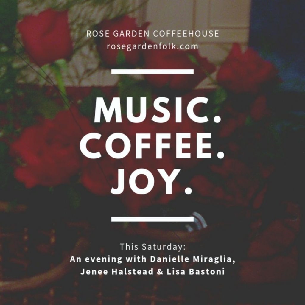 Come out for the music, coffee and sheer joy. Spend  your Saturday night with Lisa Bastoni, Danielle Miraglia and Jenee Halstead. Three top performers on one stage. http://bit.ly/RG19threeladies
@jeneehalstead @dmiraglia @lisabastoni