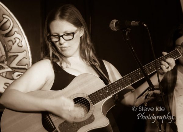 Grace Morrison performs at the Rose Garden Coffeehouse, Mansfield, Mass. Photo © Copyright 2018 Stephen Ide