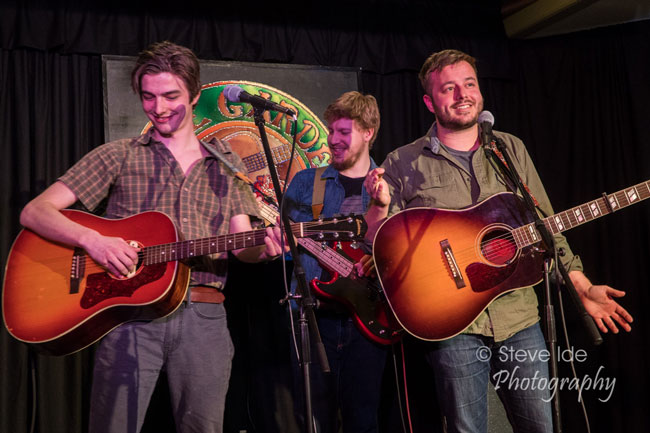 The Meadows Brothers perform at the Rose Garden Coffeehouse, Mansfield, Mass., on Saturday, March 23, 2019. Photo by Stephen Ide