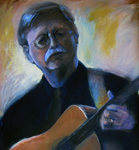 Painting of Mac McLanahan ~ by Margo Lemieux