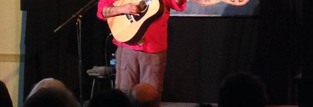 Vance Gilbert giving us a wonderfully energetic show tonight! #folkmusic #funwithfolk #folkstagram